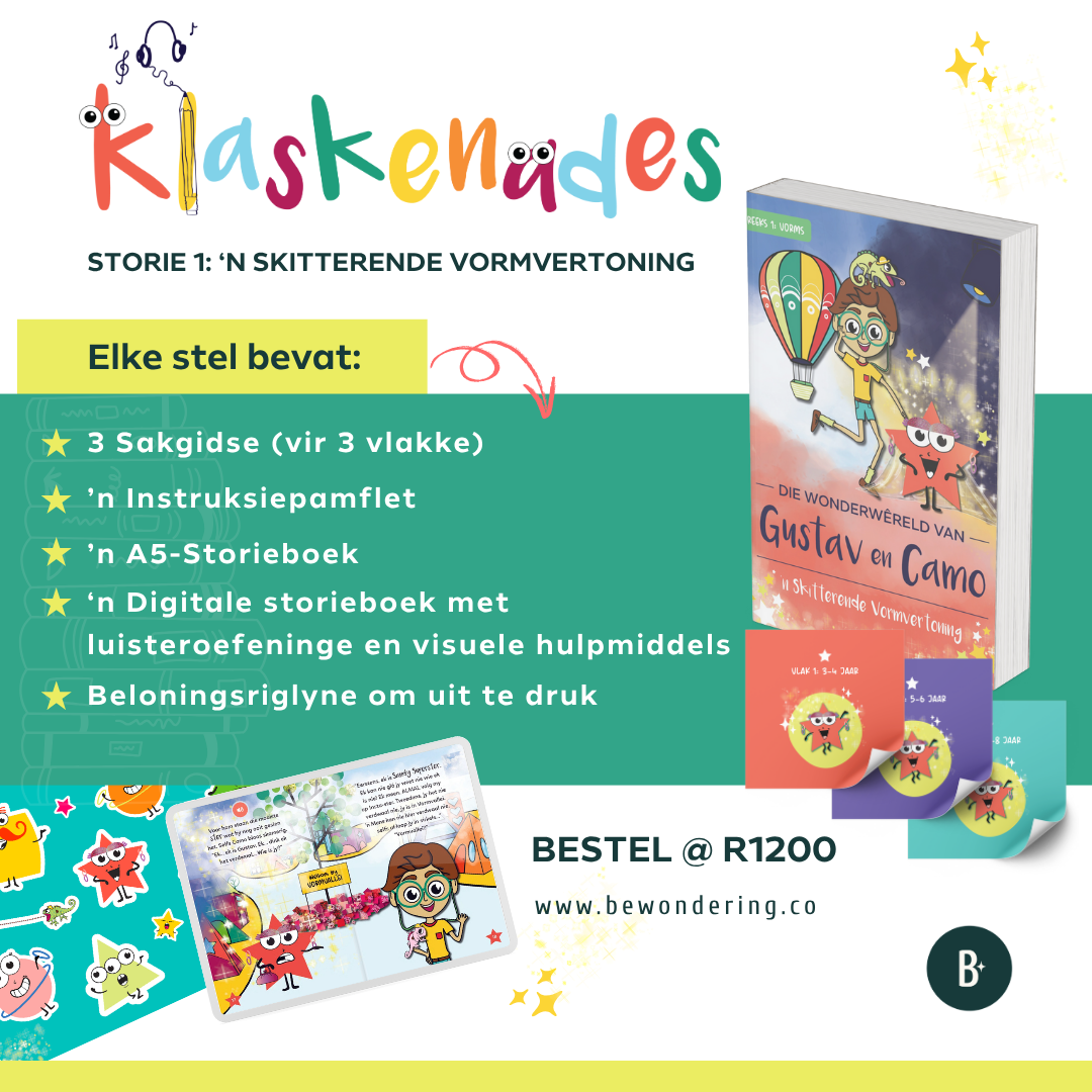 Klaskenades Storie 1: 'n Skitterende Vormvertoning